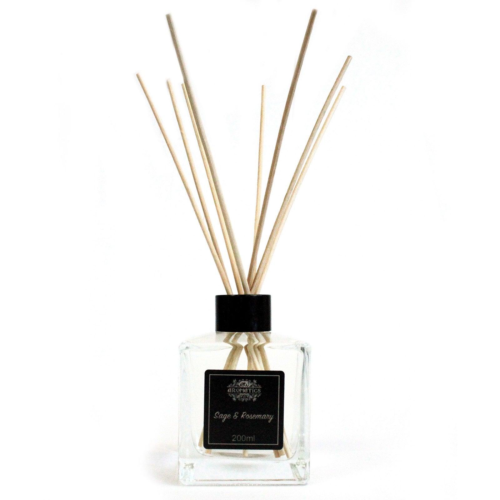 200ml Sage & Rosemary Essential Oil Reed Diffuser - Charming Spaces