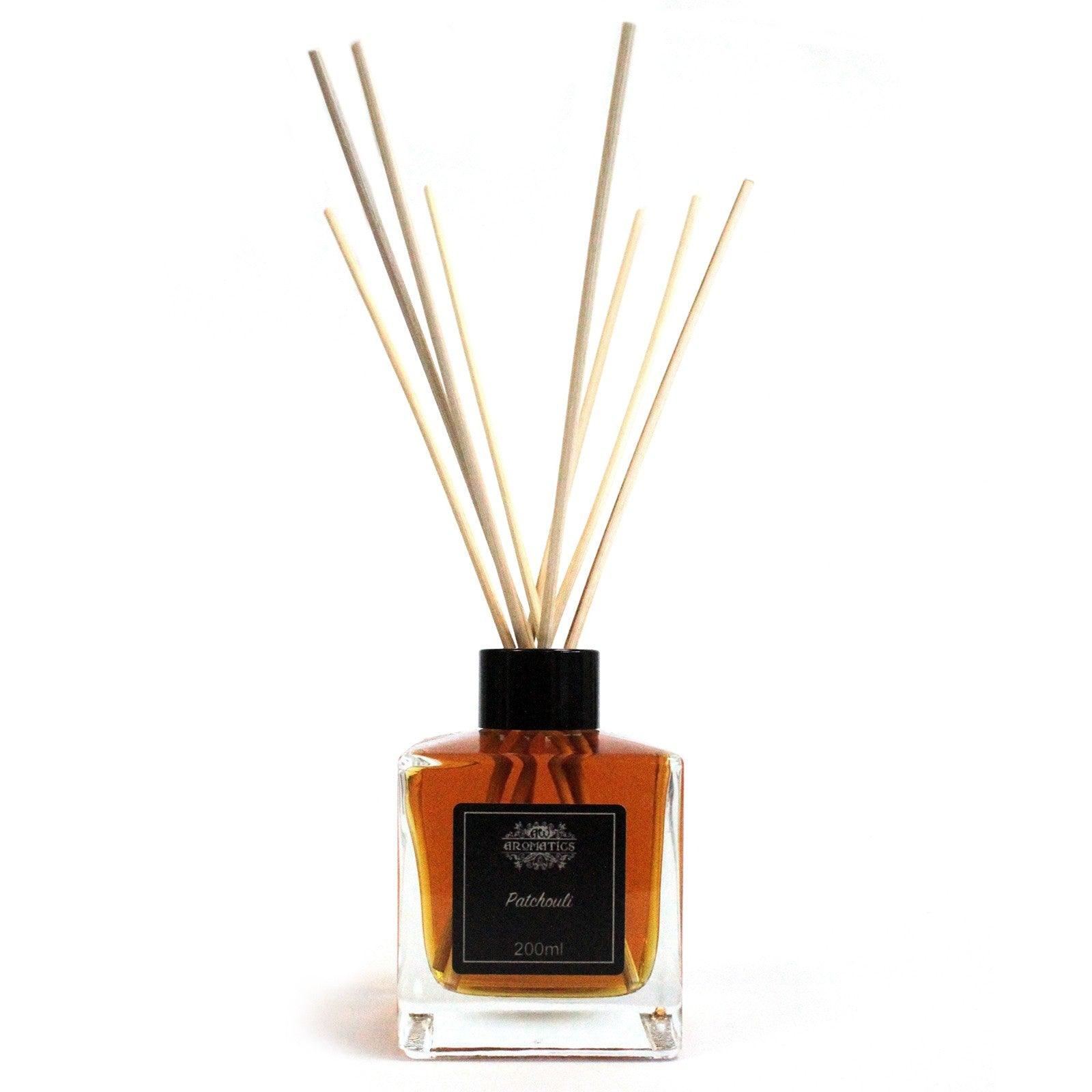 200ml Patchouli Essential Oil Reed Diffuser - Charming Spaces