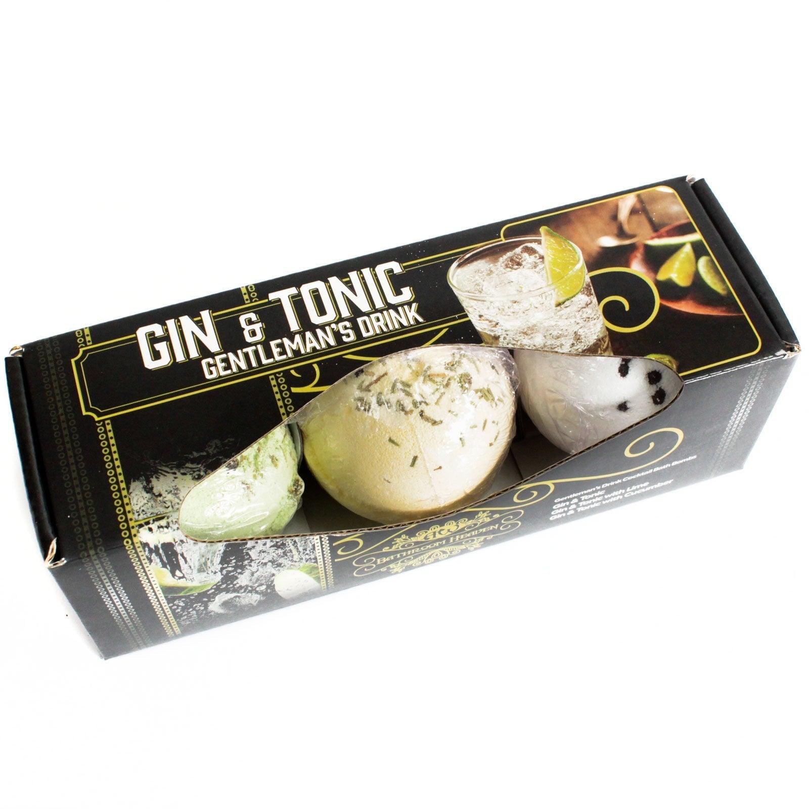 Set of Three Gin & Tonic Bath Bombs - Charming Spaces