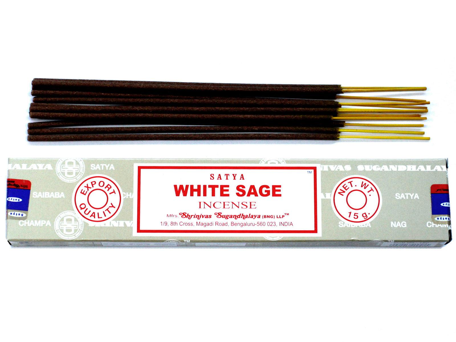 Satya Incense 15gm - White Sage - Charming Spaces