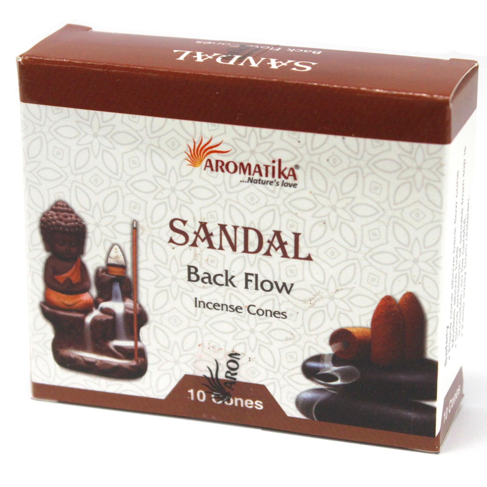 Aromatica Backflow Incense Cones - Sandalwood - Charming Spaces