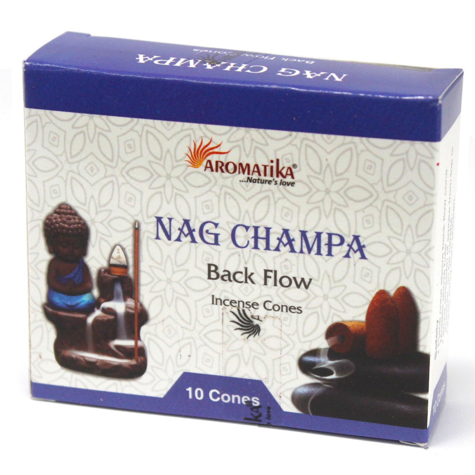 Aromatica Backflow Incense Cones - Nag Champa - Charming Spaces