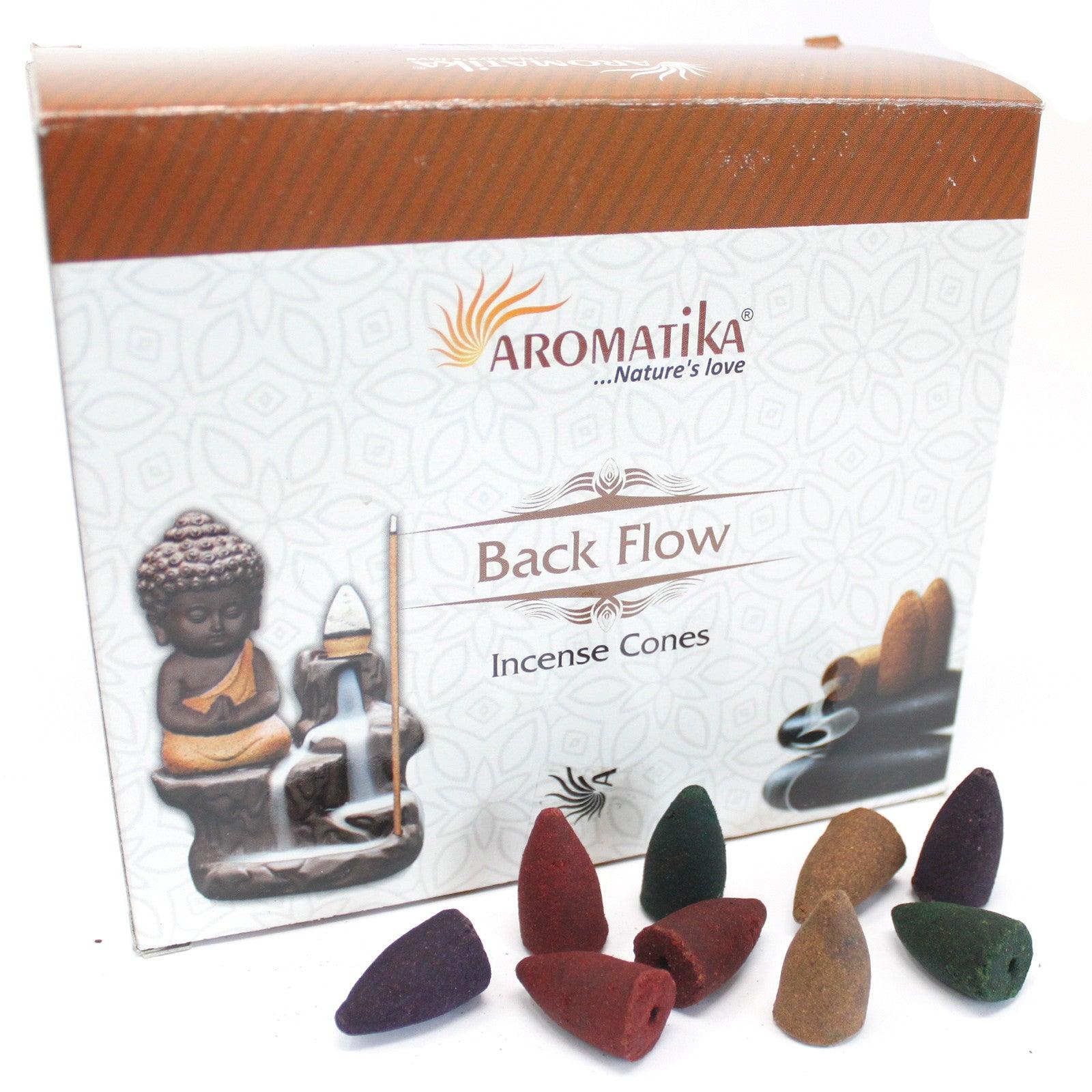 Aromatica Backflow Incense Cones - Rose - Charming Spaces