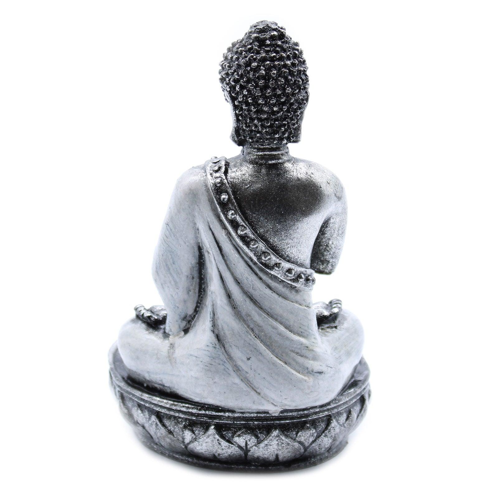 Buddha Candle Holder - White - Medium - Charming Spaces