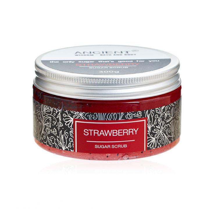 Sugar Scrub 300g - Strawberry - Charming Spaces