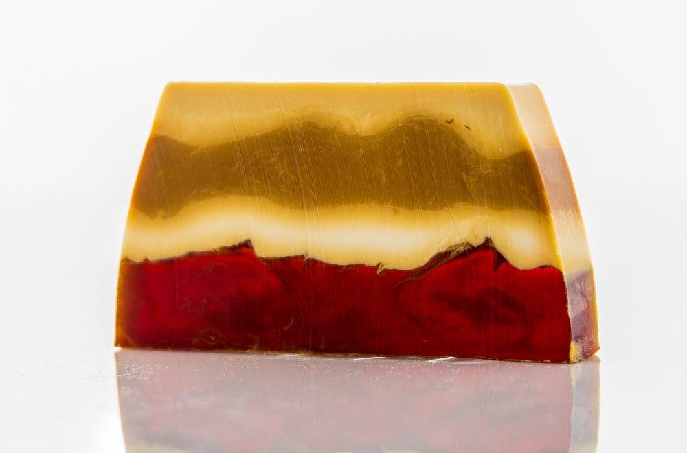 Handmade Soap Loaf - Sweet Cookie - Slice Approx 100g - Charming Spaces