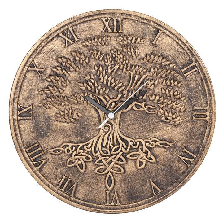Terracotta Tree of Life Clock by Lisa-Parker - Charming Spaces