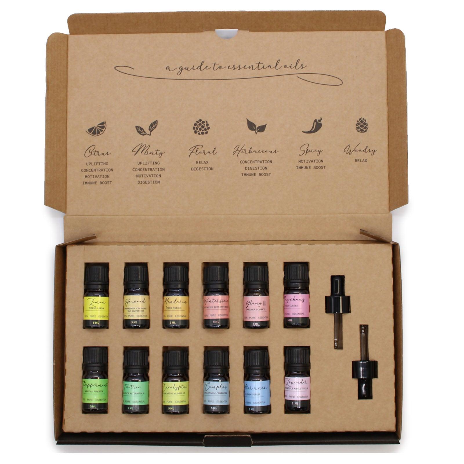 Aromatherapy Essential Oils Set - Starter Pack - Charming Spaces