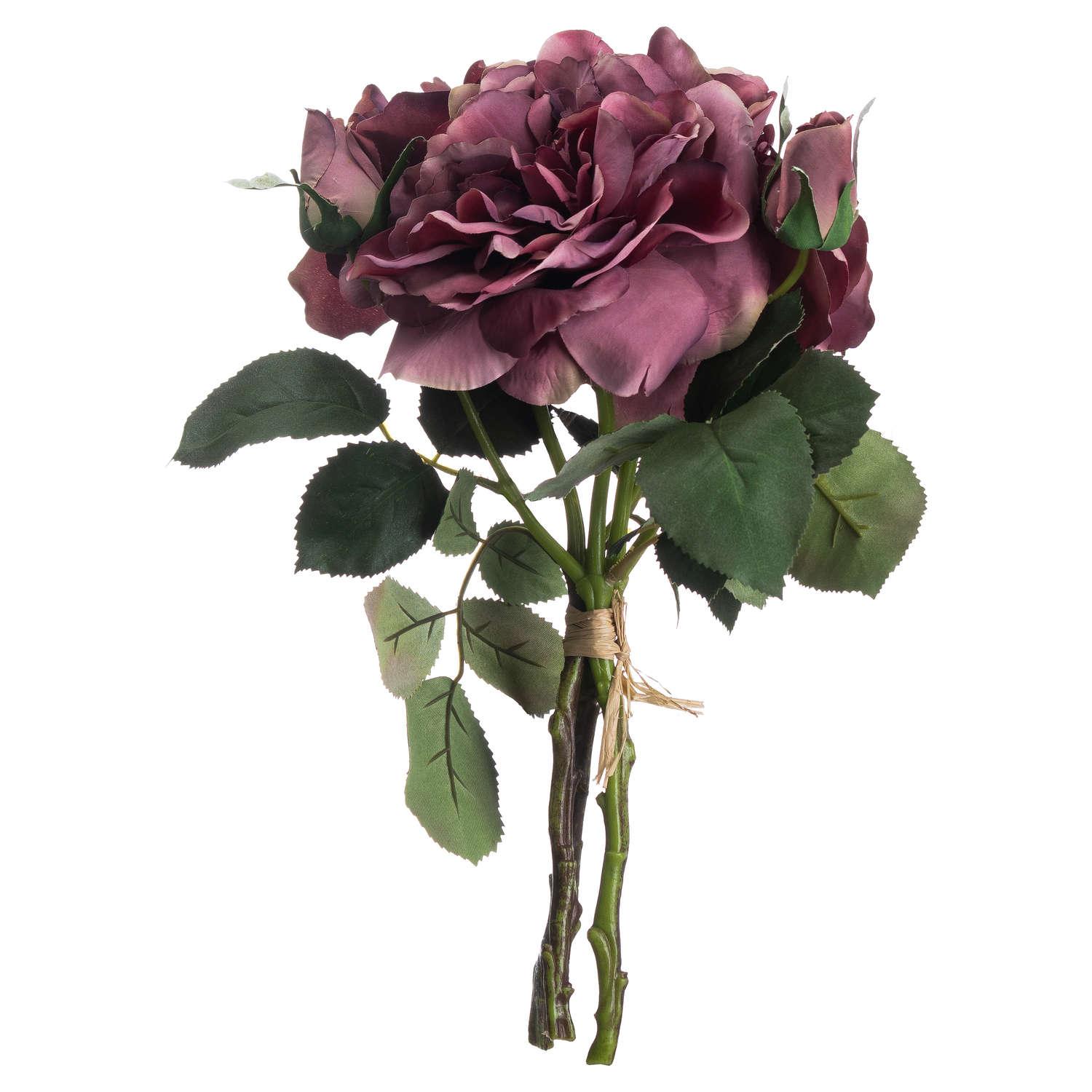 Dusty Pink Short Stem Rose Bouquet - Charming Spaces