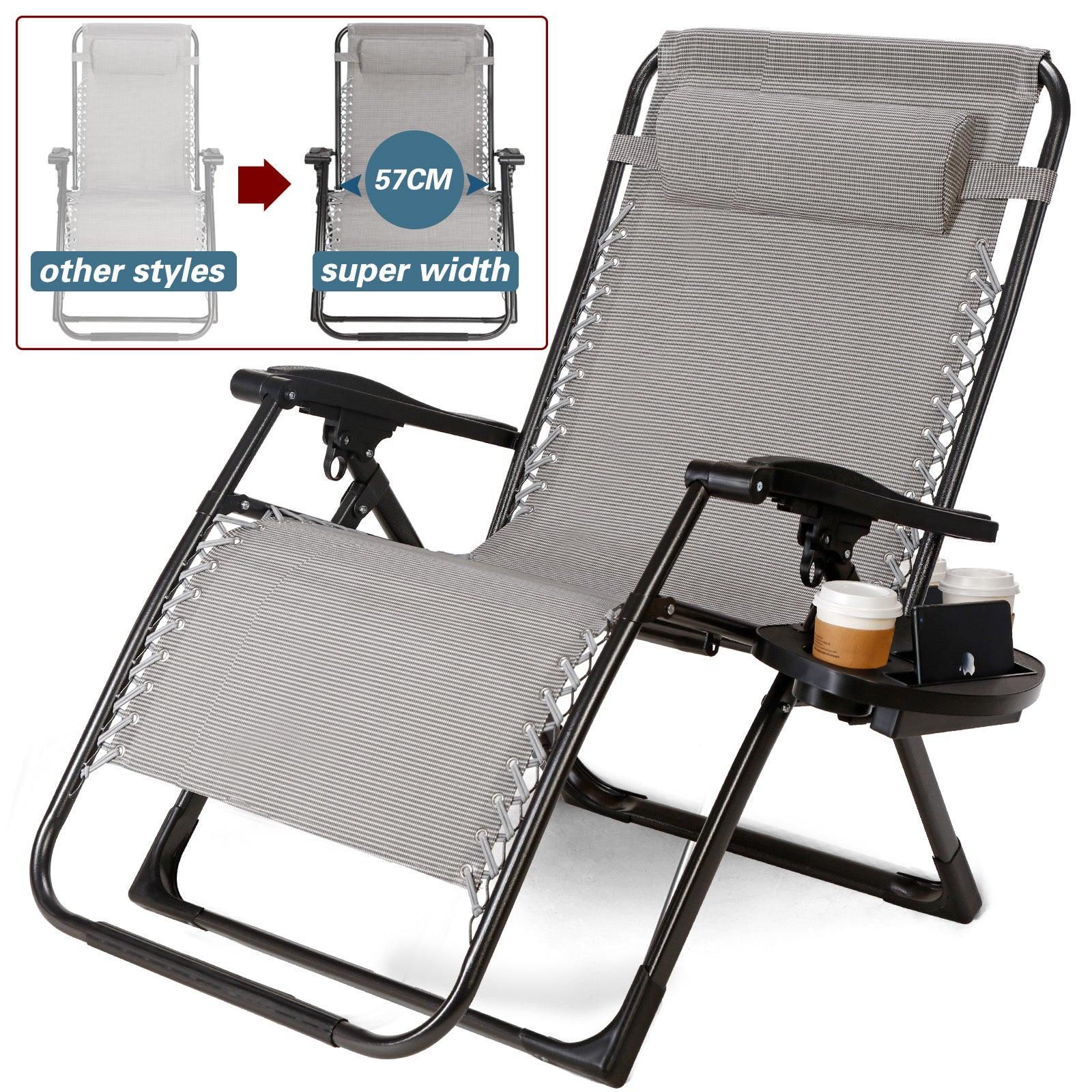 Beach Chair / Garden Chair / Outdoor Recliner - Charming Spaces
