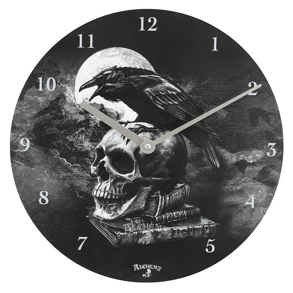 Alchemy Poe's Raven Clock - Charming Spaces
