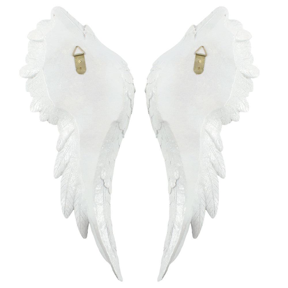 Pair of Large Glitter Angel Wings - Charming Spaces