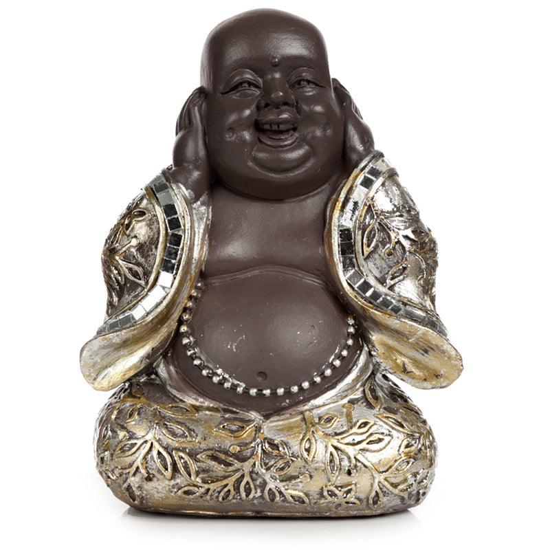 Chinese Buddha Figurines - SPEAK NO SEE NO HEAR NO EVIL - SET OF 3 - Charming Spaces
