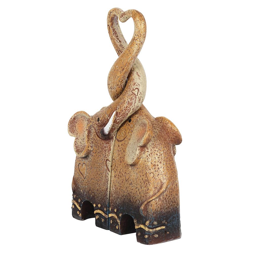 Elephant Couple | Feng Shui | Made of Resin - Charming Spaces