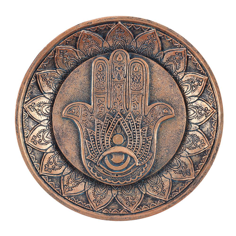 Hand of Hamsa Incense Holder Plate - Charming Spaces