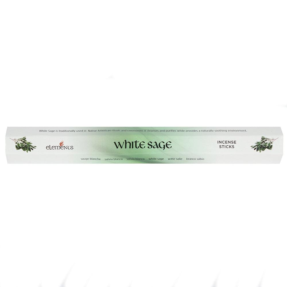6 Packs of Elements White Sage Incense Sticks - Charming Spaces