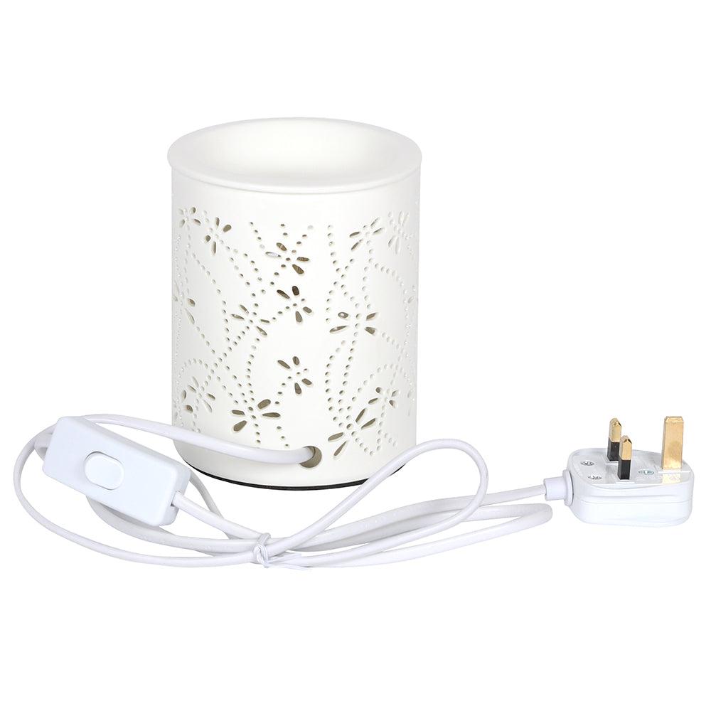 Electric Oil Burner - Dragonfly Cut Out - Charming Spaces