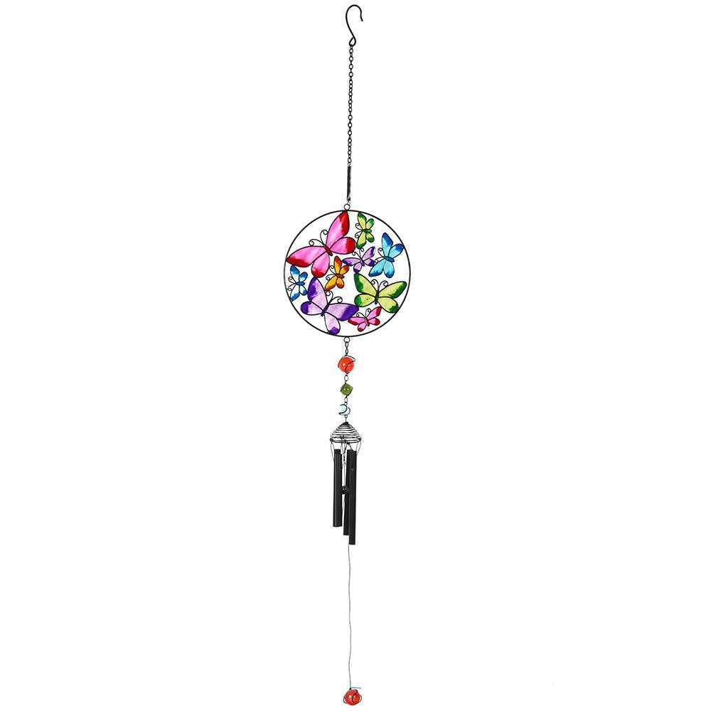 Circle Butterfly Windchime - Charming Spaces